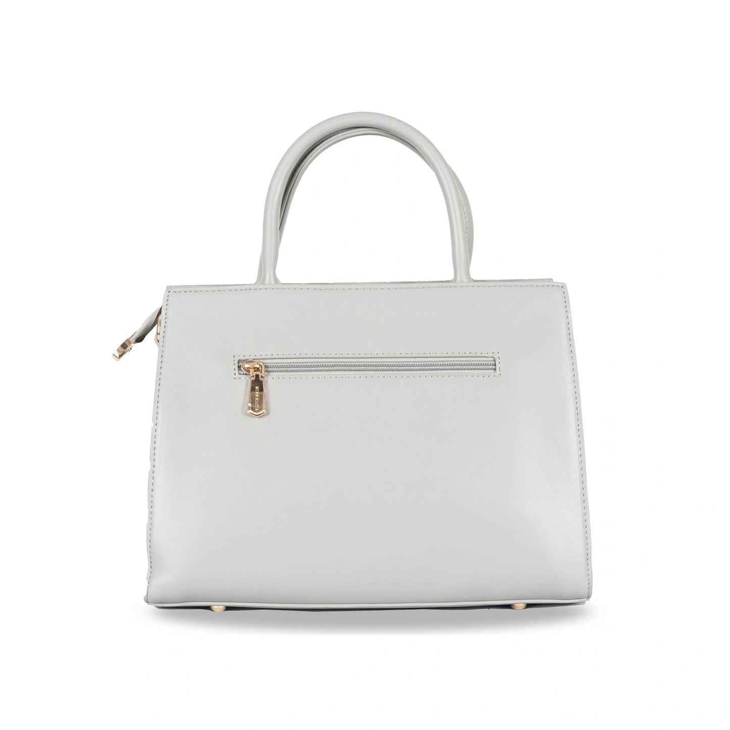 Dual-Use Faux Leather Bag β Vertical Stitch Design & Gold Hardware