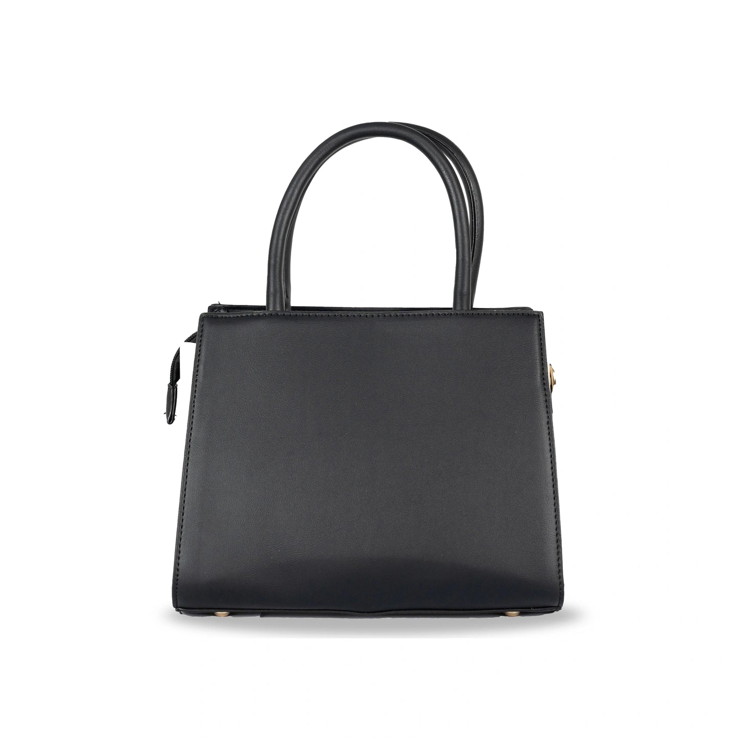 Elegant Foam-Finish Faux Leather Hand & Sling Bag with Scarf Accent & Gold Detailing