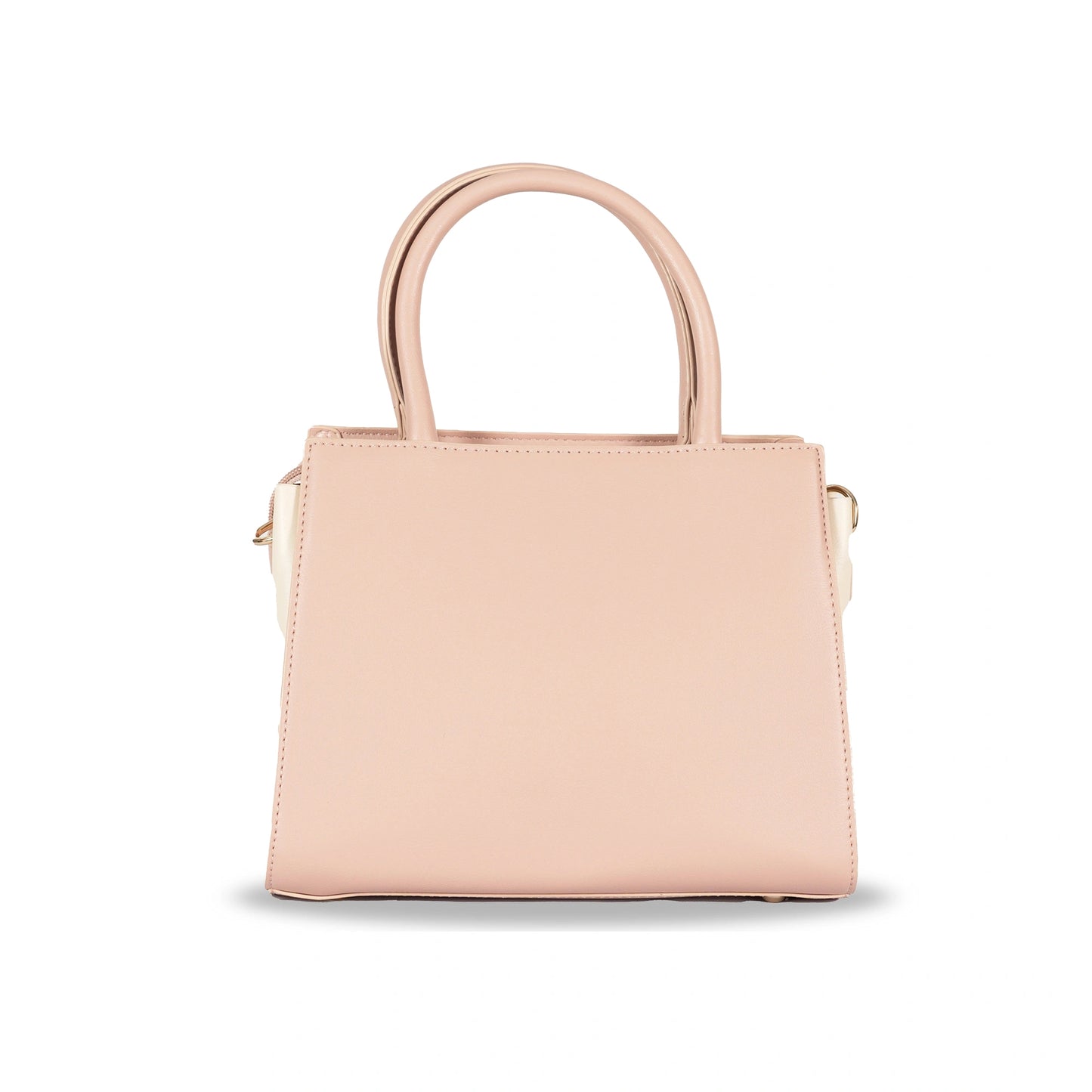 Elegant Foam-Finish Faux Leather Hand & Sling Bag with Scarf Accent & Gold Detailing