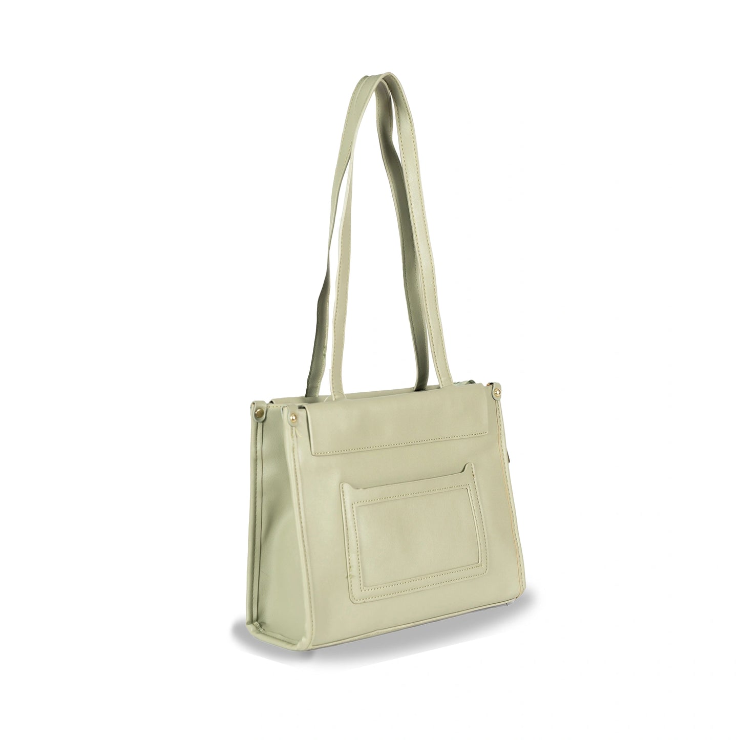 Convertible Faux Leather Hand & Sling Bag β Front Pocket Design & Gold Accents