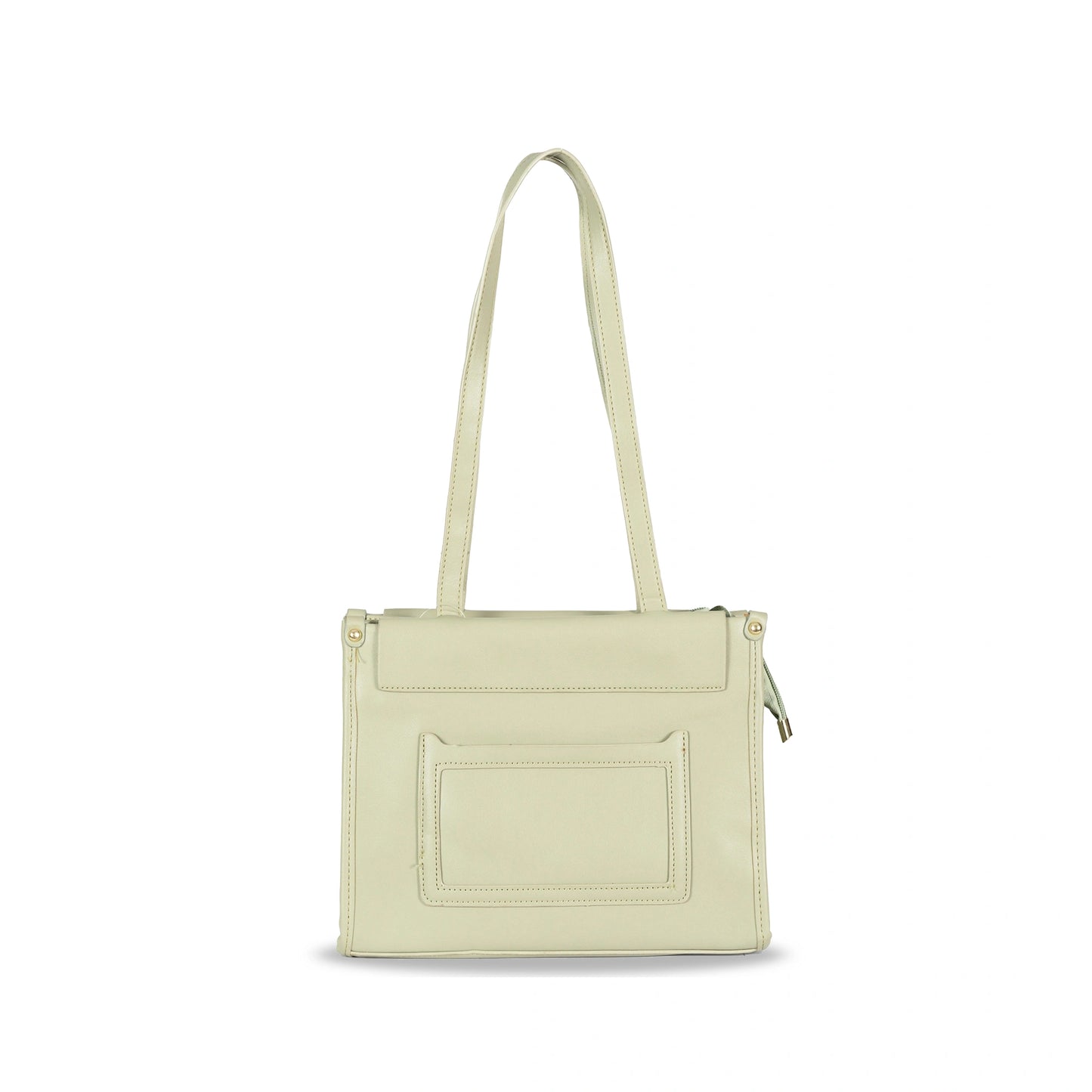 Convertible Faux Leather Hand & Sling Bag β Front Pocket Design & Gold Accents