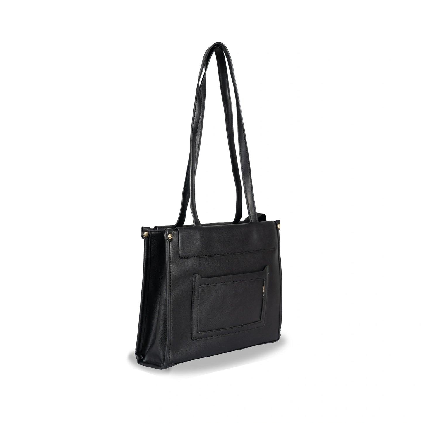 Convertible Faux Leather Hand & Sling Bag β Front Pocket Design & Gold Accents