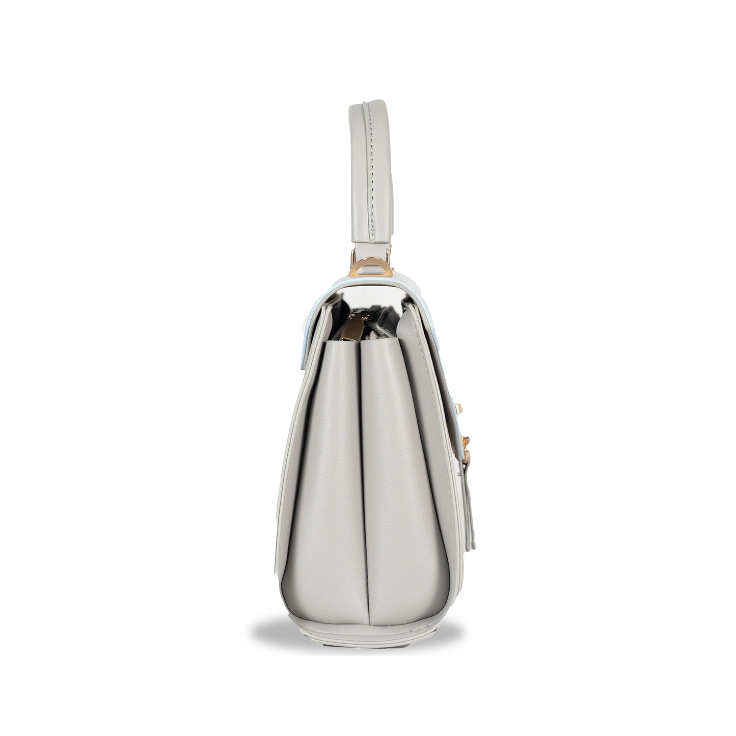 Coco Queen Classy Dual-Use Faux Leather Hand & Sling Bag β Printed Pattern, Tassel & Gold Accents