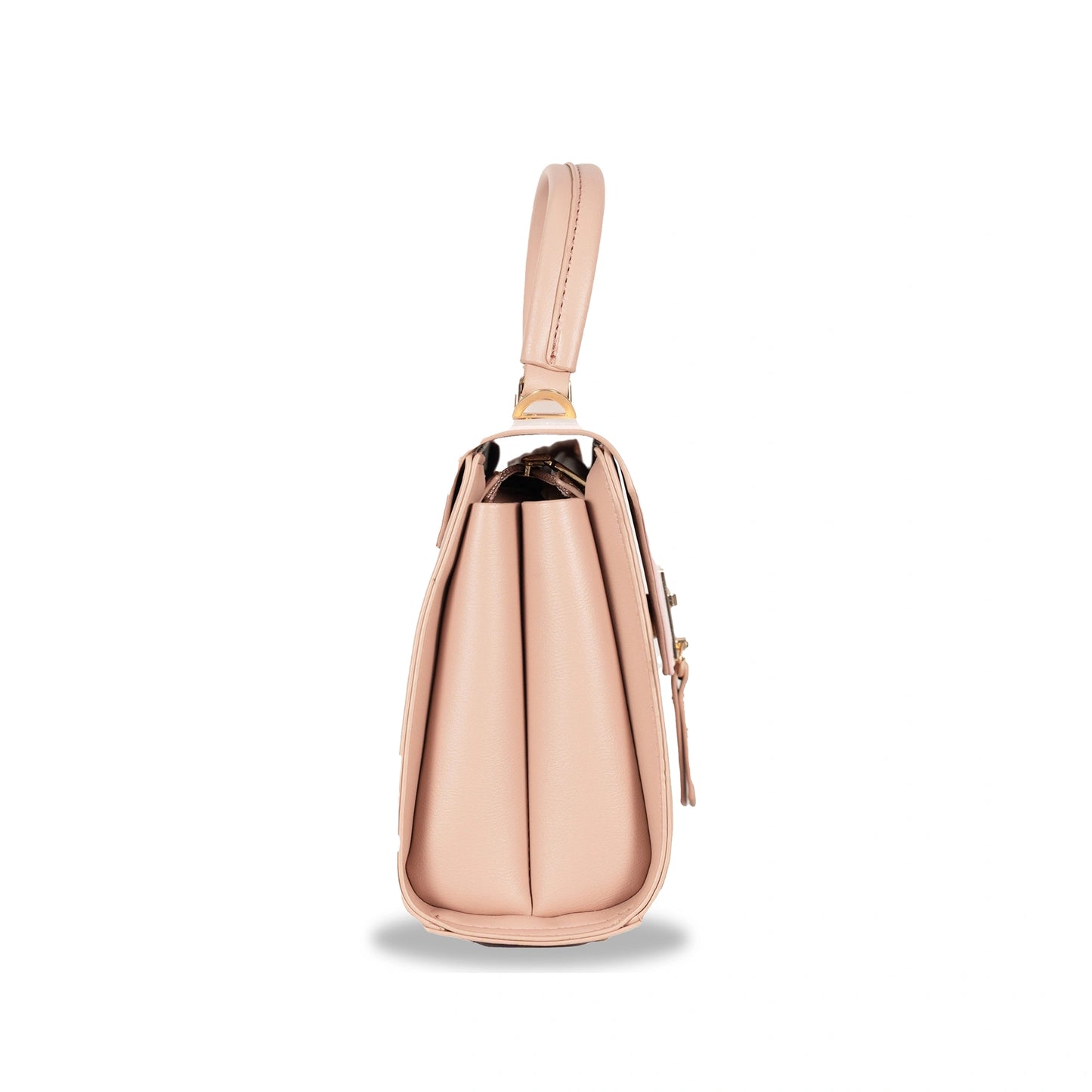 Coco Queen Classy Dual-Use Faux Leather Hand & Sling Bag β Printed Pattern, Tassel & Gold Accents