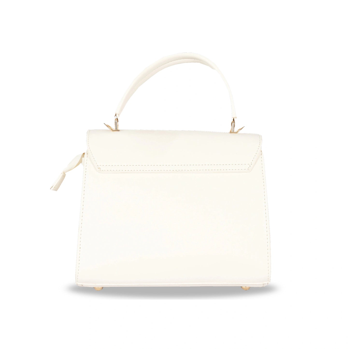 Coco Queen Classy Dual-Use Faux Leather Hand & Sling Bag β Printed Pattern, Tassel & Gold Accents