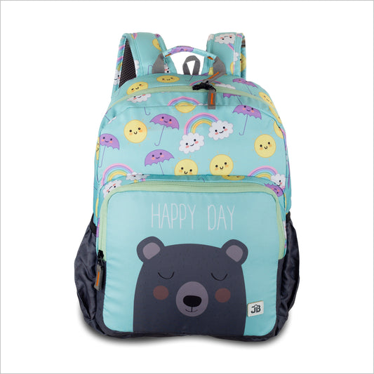 Teddy Trails - Pista Green Backpack (15 Inch)