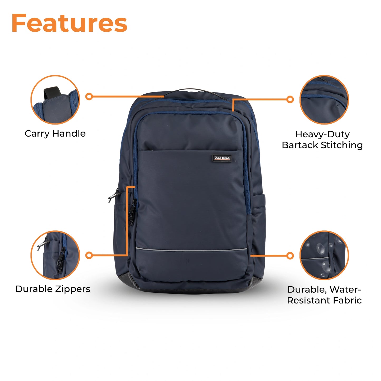 Laptop Backpack - Travel, Office, & College Essential