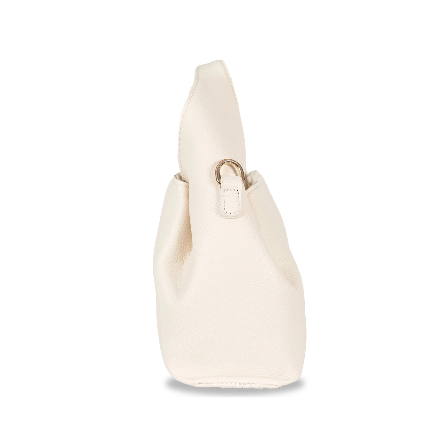 Unique Silhouette Faux Leather 2-in-1 Bag β Gold Accent Sling & Hand Carry