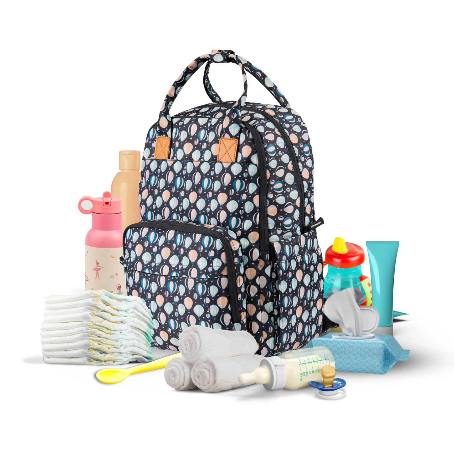 Diaper Bag Backpack - Lightweight, Durable, Travel-Friendly