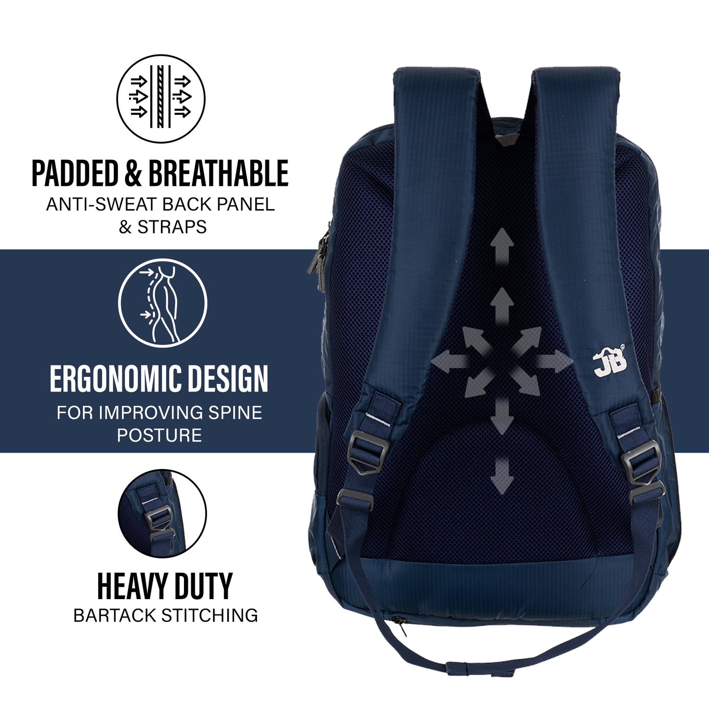 Apex Unisex Laptop Backpack (New Blue)