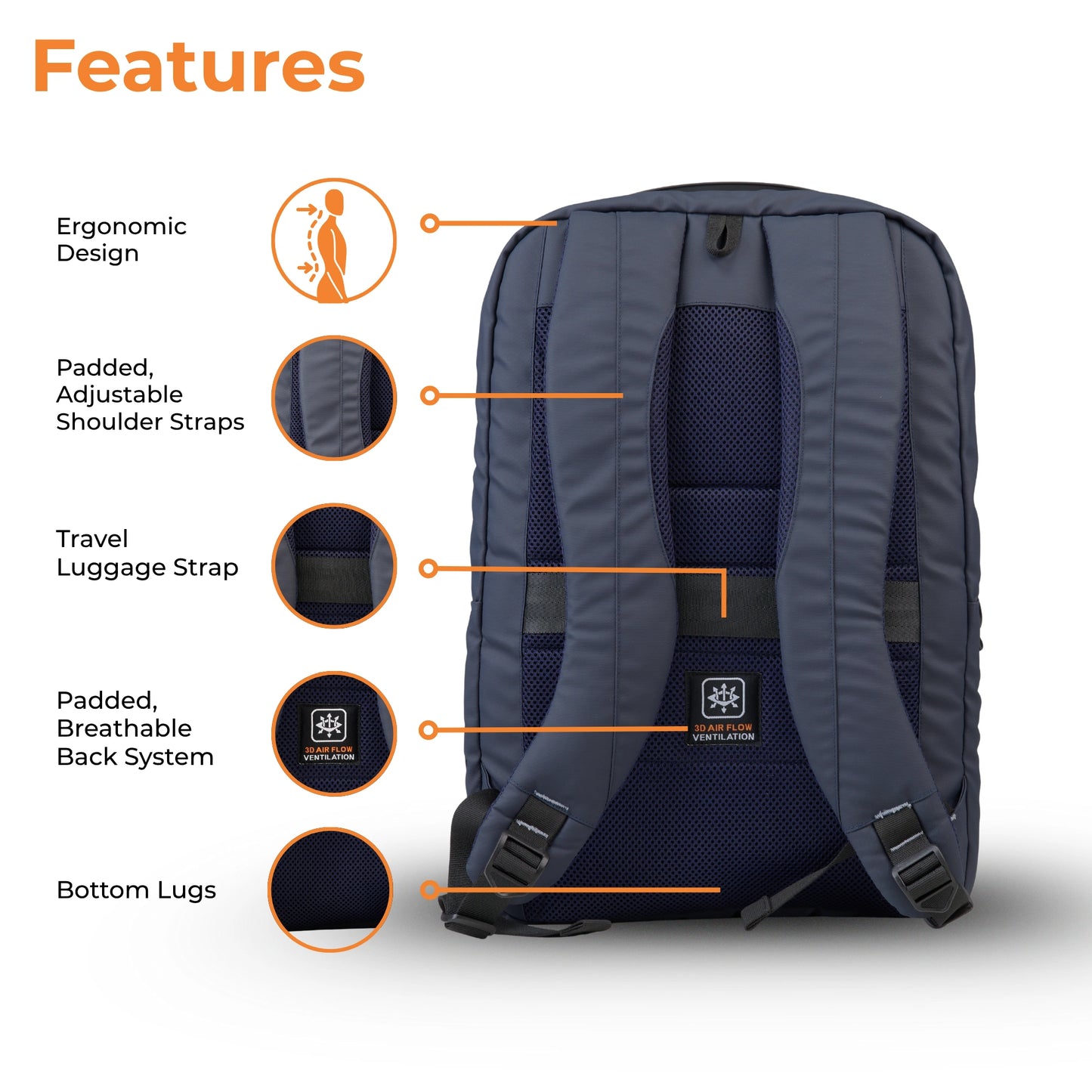Laptop Backpack - College, Office, & Travel Essential