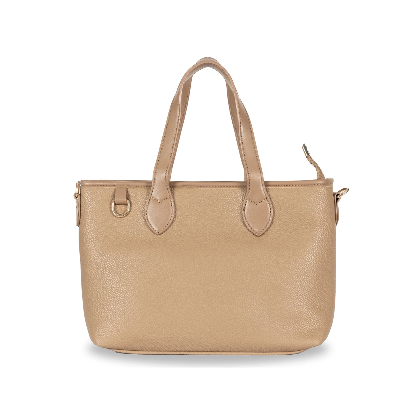 Timeless Leather Hand-Sling Bag β Dual Carry with Polished Gold Finish