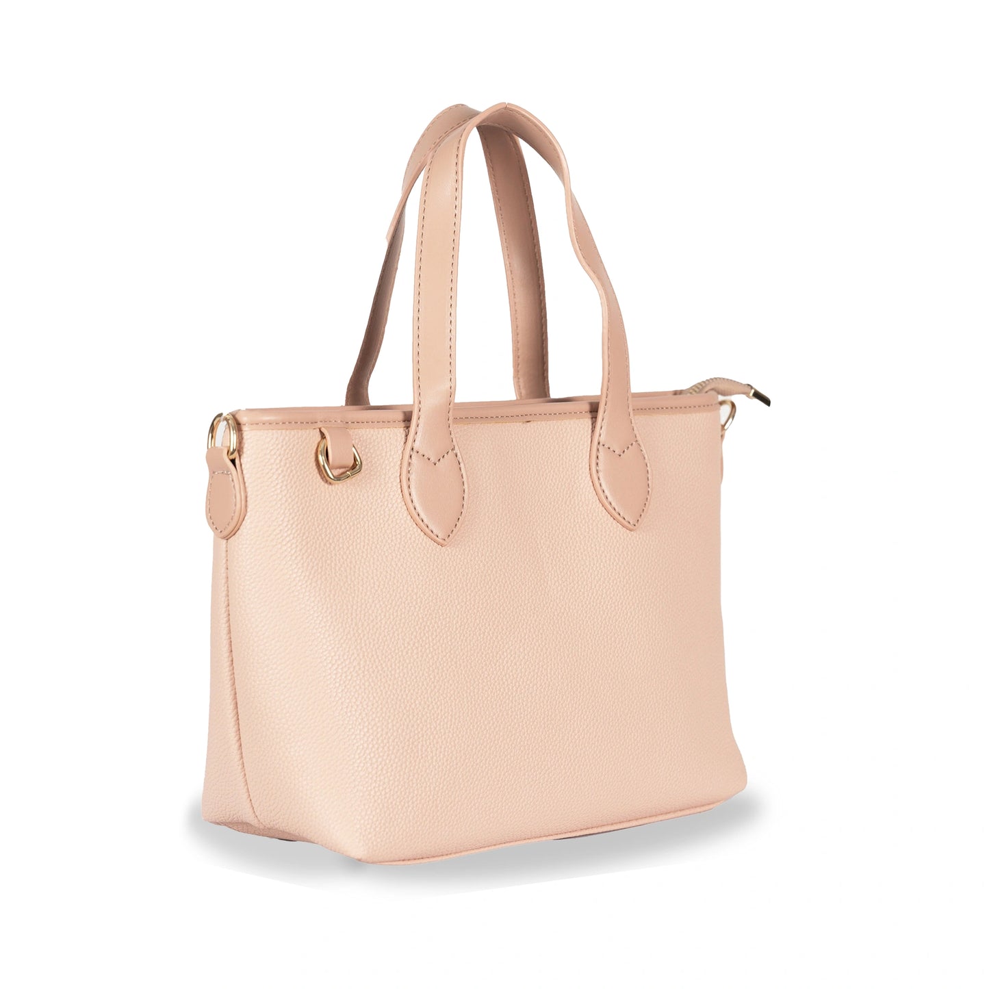 Timeless Leather Hand-Sling Bag β Dual Carry with Polished Gold Finish
