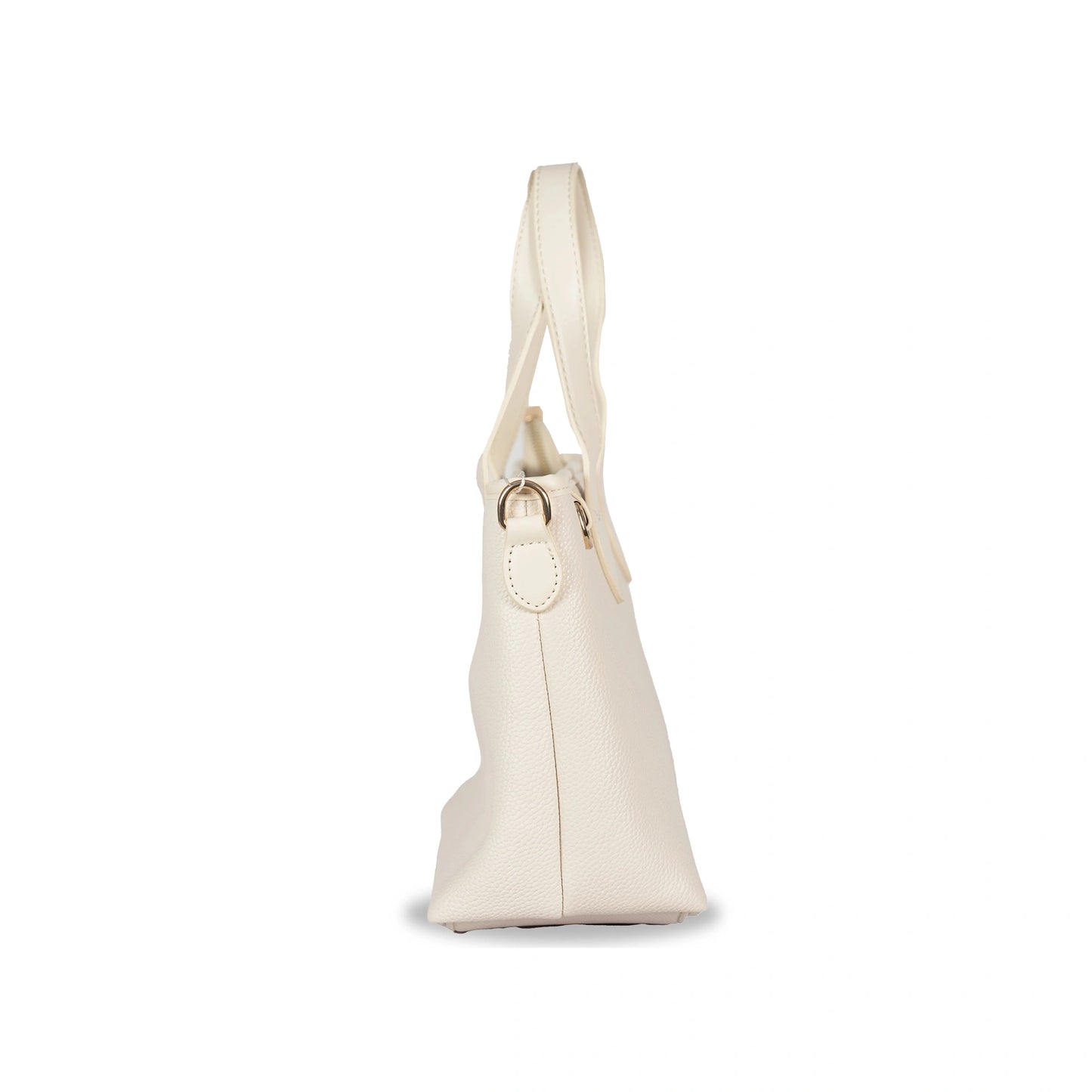 Timeless Leather Hand-Sling Bag β Dual Carry with Polished Gold Finish