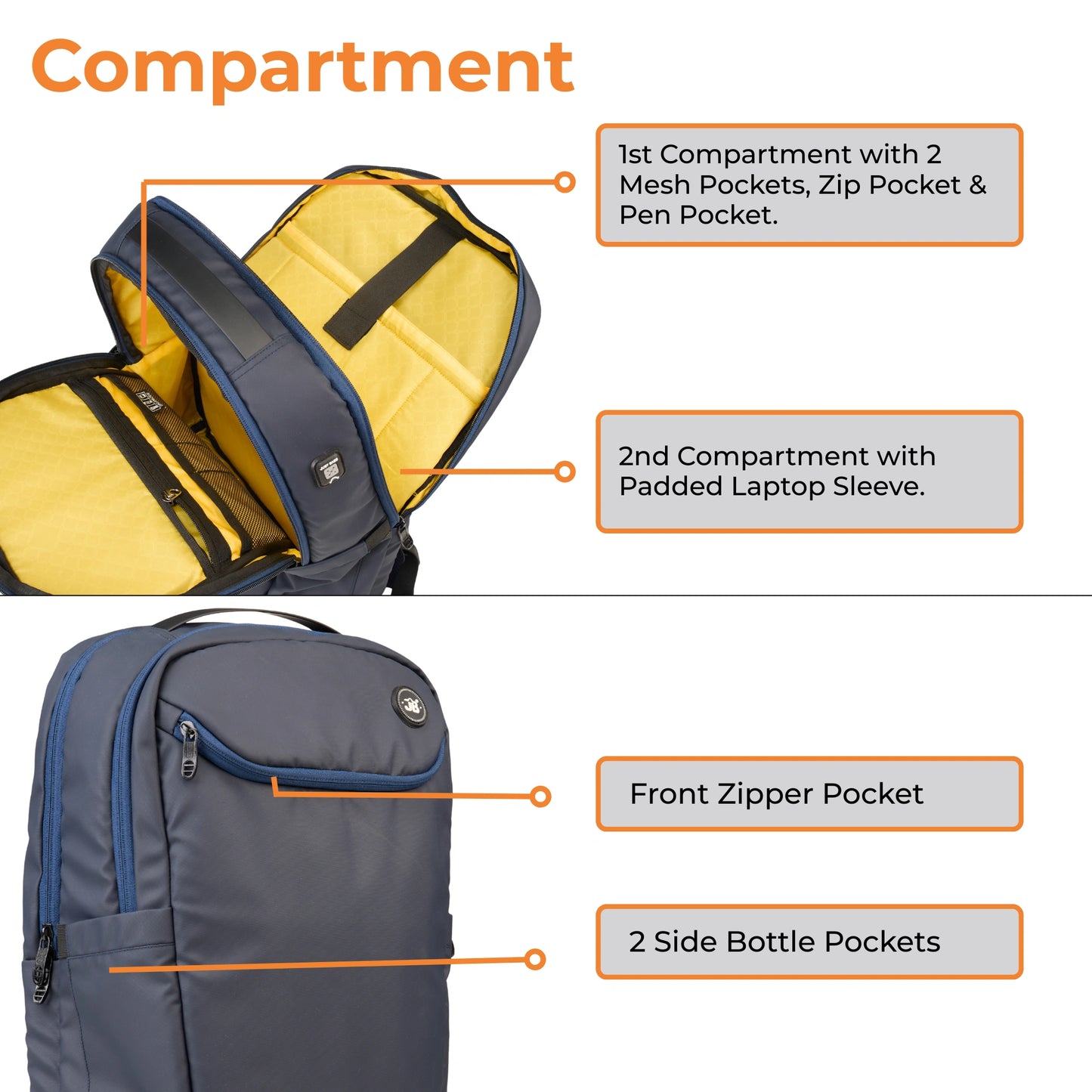 Laptop Backpack - College, Office, & Travel Essential