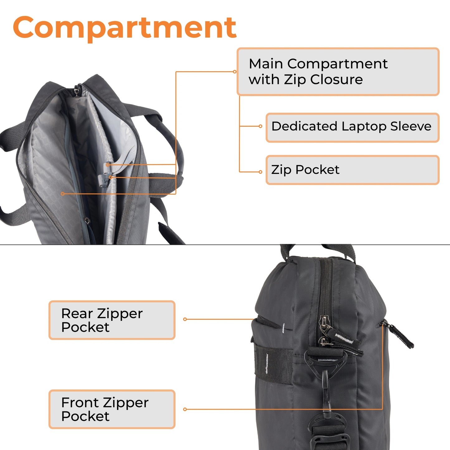 Messenger Laptop Bag β Business & Casual
