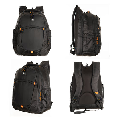 Space Pro Unisex Laptop Backpack (Black Orange)