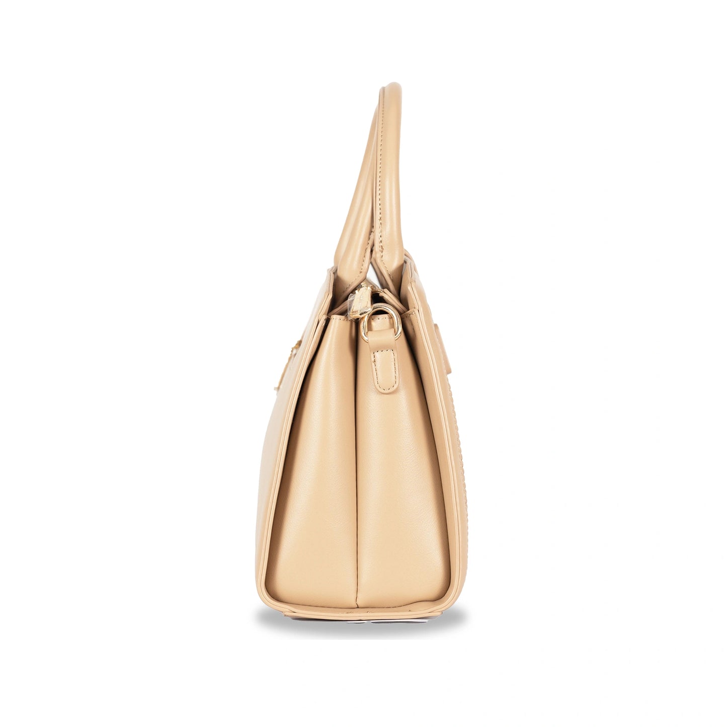 Miss Alita Faux Leather Convertible Hand & Sling Bag β Front Pattern Design with Gold Accents