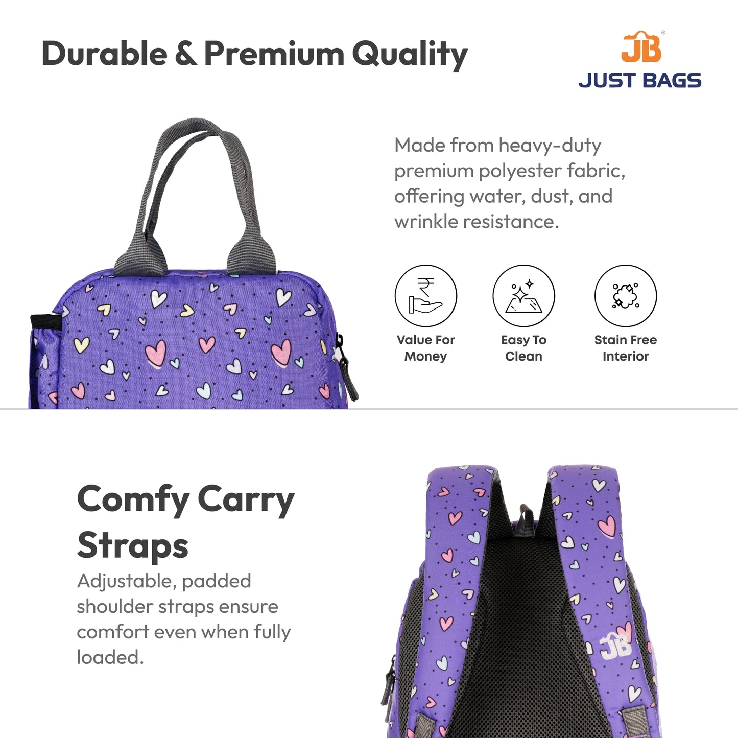 PreSchool Combo 18L Backpack & 6L TiffinBag For Toddlers β 15 Inches & 7.5 Inches | Ages 2β4.5
