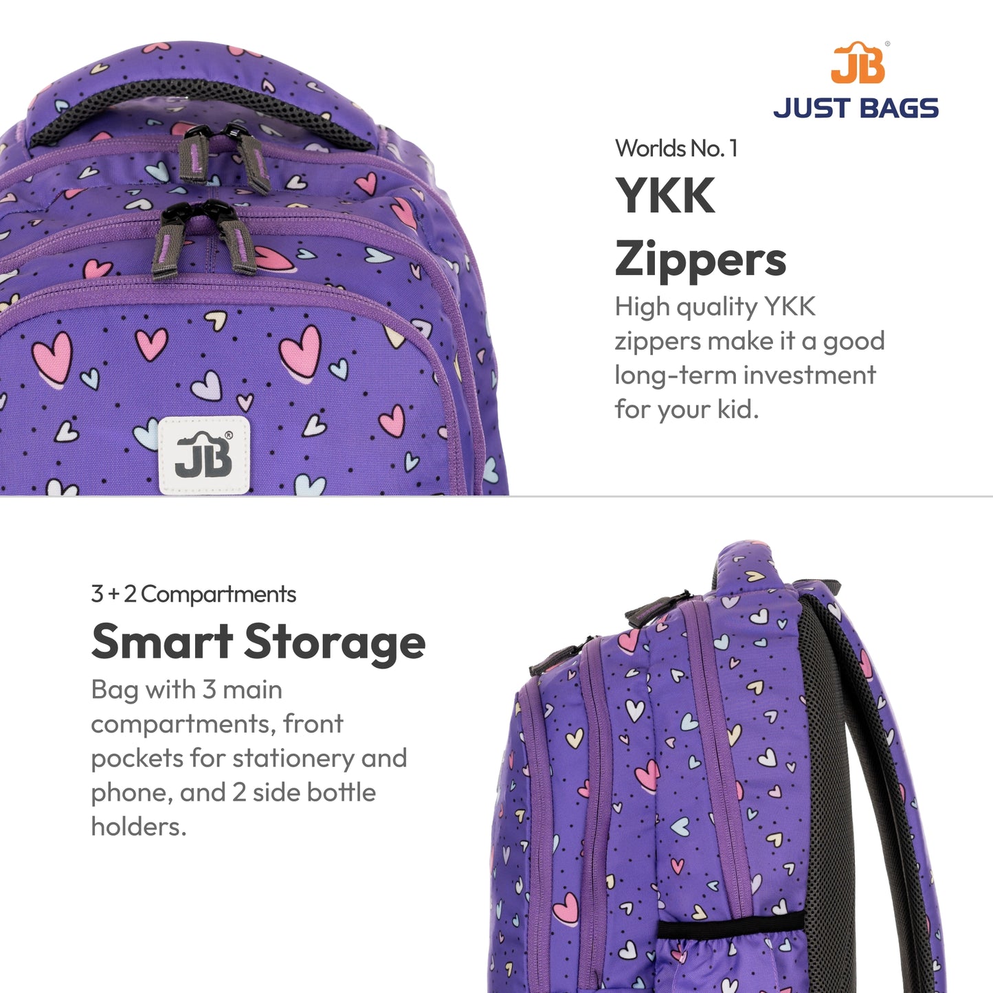 Preschool Durable 18L Backpack for Toddlers β 15" (38 cm) | Ages 2β4.5