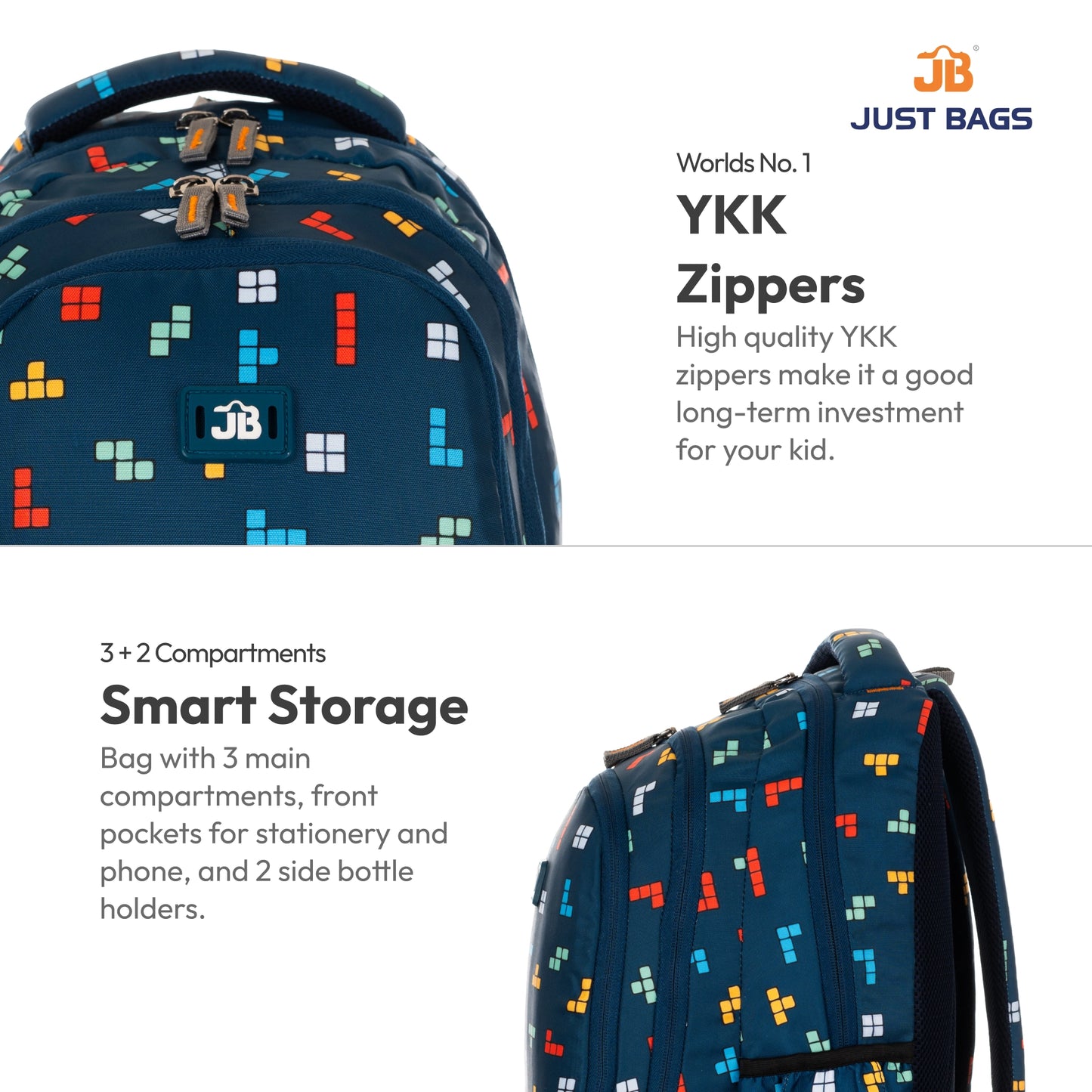 Preschool Durable 18L Backpack for Toddlers β 15" (38 cm) | Ages 2β4.5