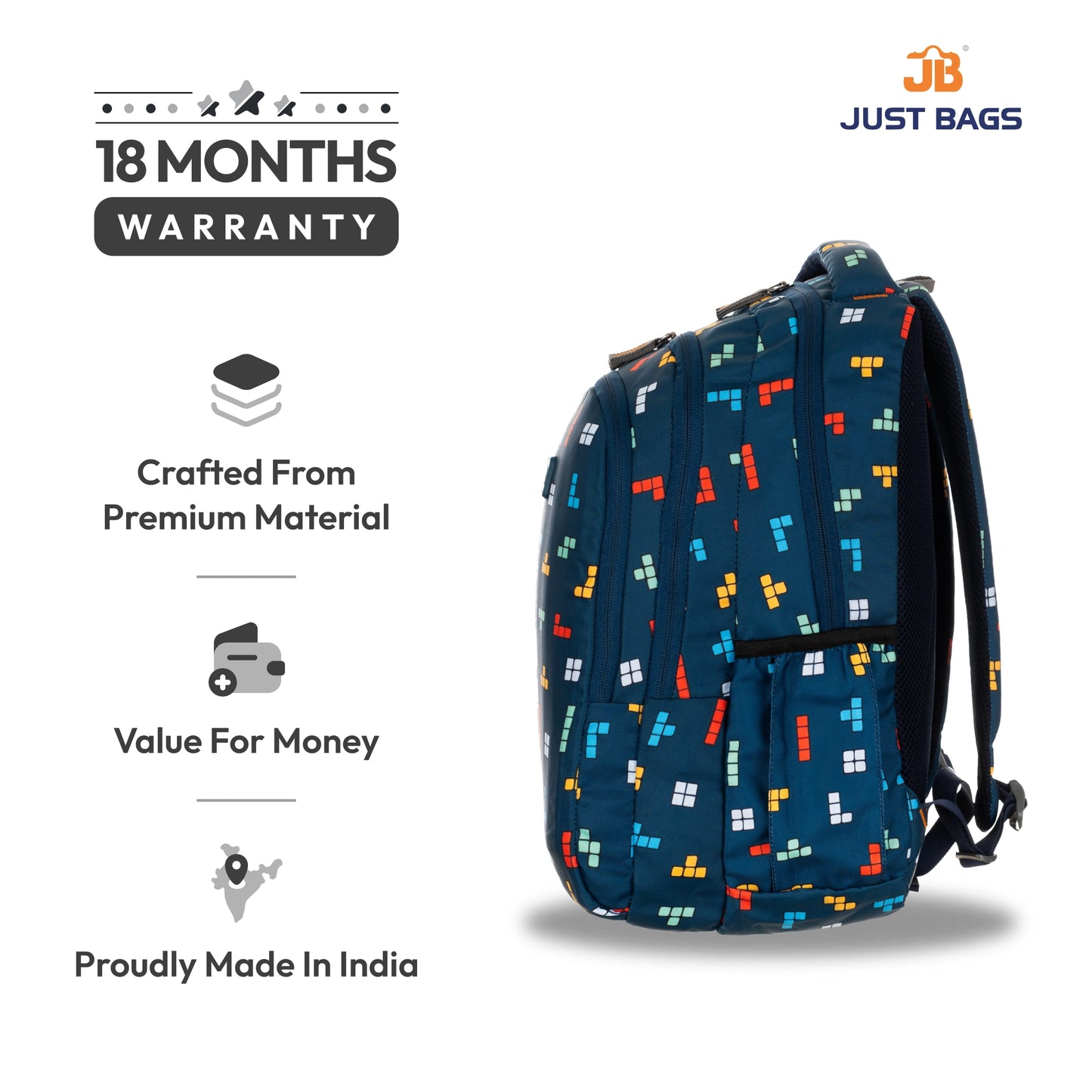 Preschool Durable 18L Backpack for Toddlers β 15" (38 cm) | Ages 2β4.5