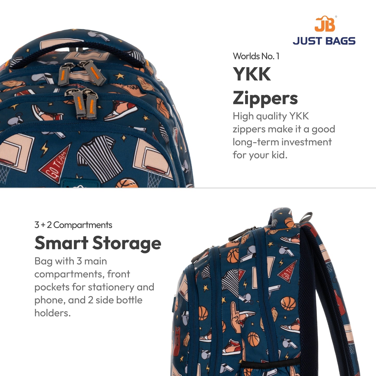 Preschool Durable 18L Backpack for Toddlers β 15" (38 cm) | Ages 2β4.5