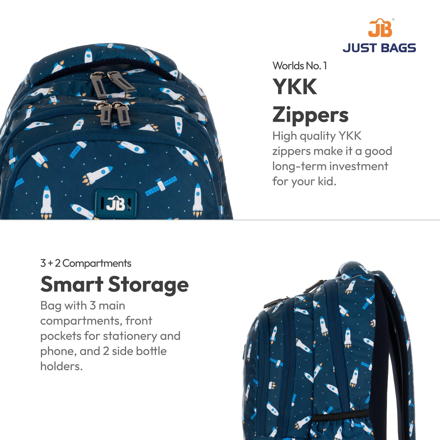 Preschool Durable 18L Backpack for Toddlers β 15" (38 cm) | Ages 2β4.5