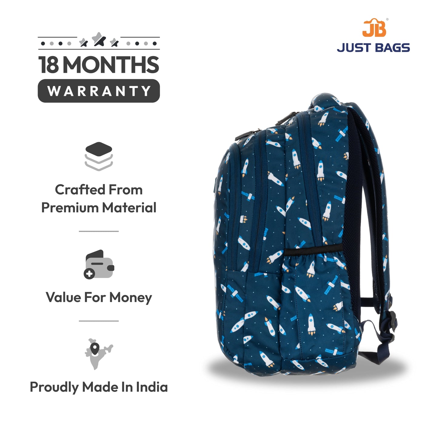 Preschool Durable 18L Backpack for Toddlers β 15" (38 cm) | Ages 2β4.5