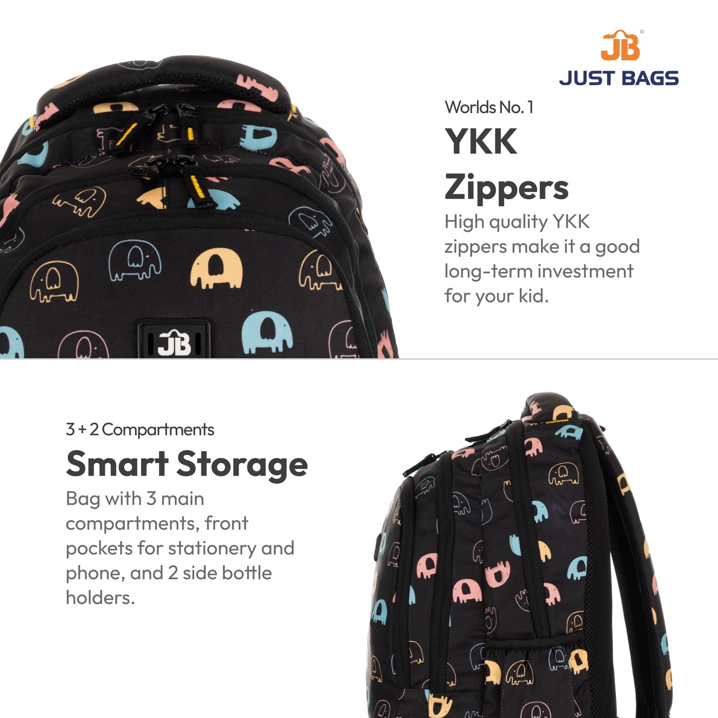 Preschool Durable 18L Backpack for Toddlers β 15" (38 cm) | Ages 2β4.5