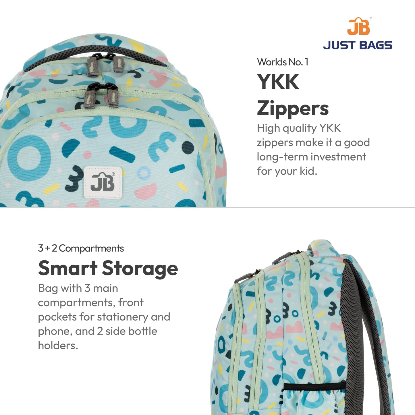 Preschool Durable 18L Backpack for Toddlers β 15" (38 cm) | Ages 2β4.5