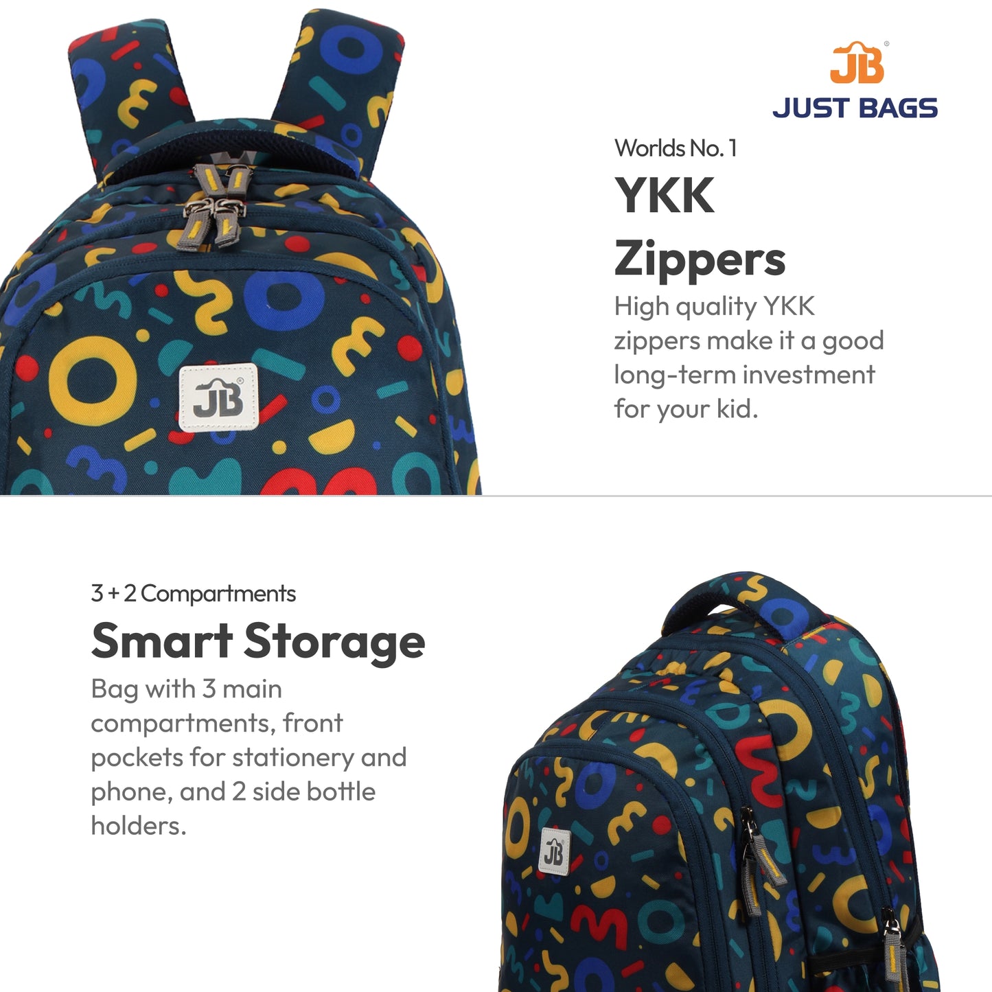 Preschool Durable 18L Backpack for Toddlers β 15" (38 cm) | Ages 2β4.5