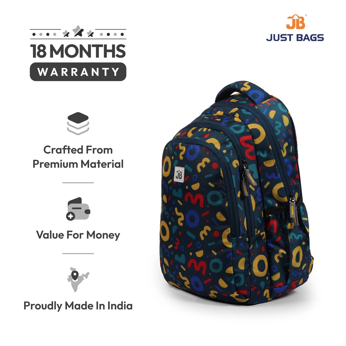 Preschool Durable 18L Backpack for Toddlers β 15" (38 cm) | Ages 2β4.5