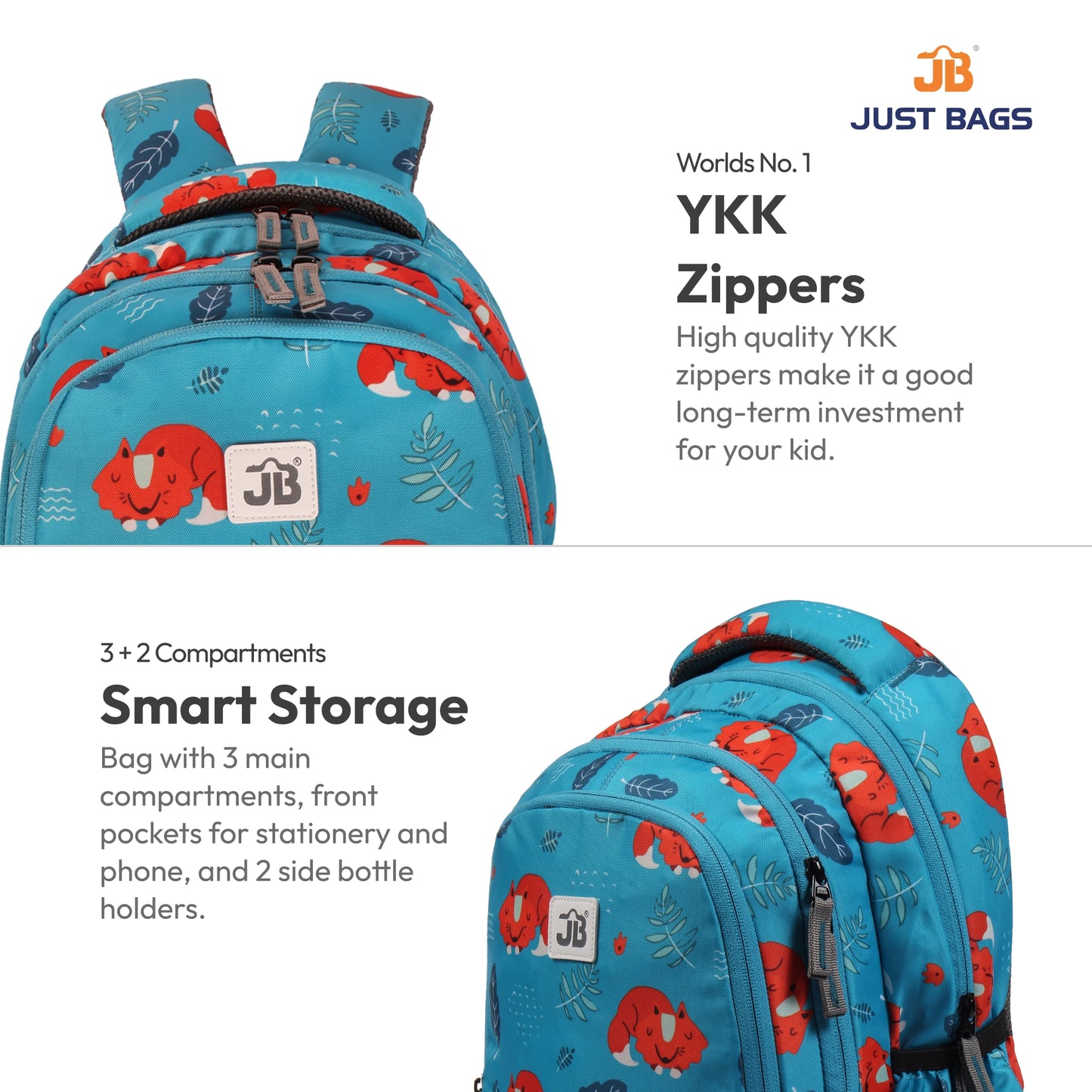 Preschool Durable 18L Backpack for Toddlers β 15" (38 cm) | Ages 2β4.5
