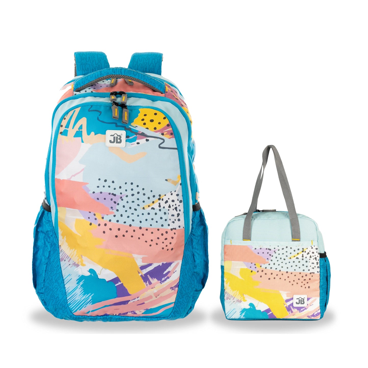Secondary School Combo 36L Backpack & 8L TiffinBag Backpack For Children - 19 Inches & 10.5 Inches | Age 9+