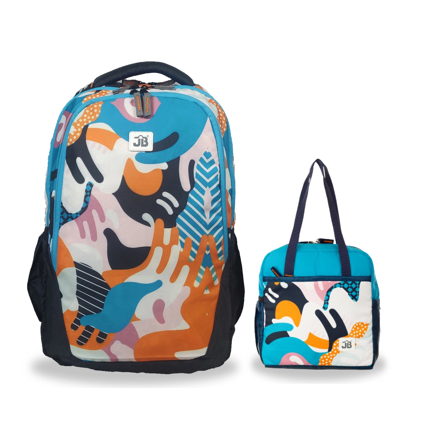 Secondary School Combo 36L Backpack & 8L TiffinBag Backpack For Children - 19 Inches & 10.5 Inches | Age 9+