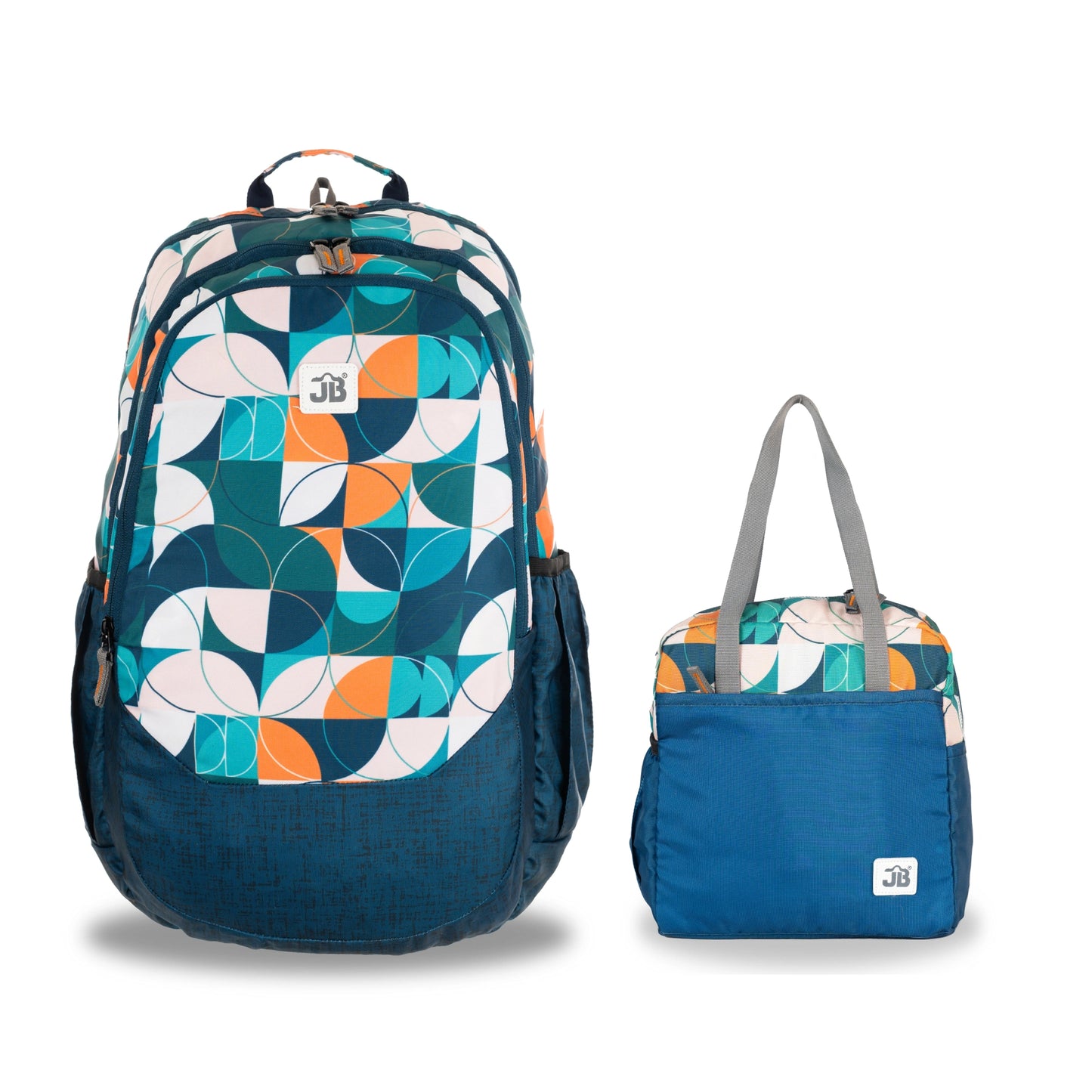Secondary School Combo 34L Backpack & 8L TiffinBag Backpack For Children - 19 Inches & 10.5 Inches | Age 9+