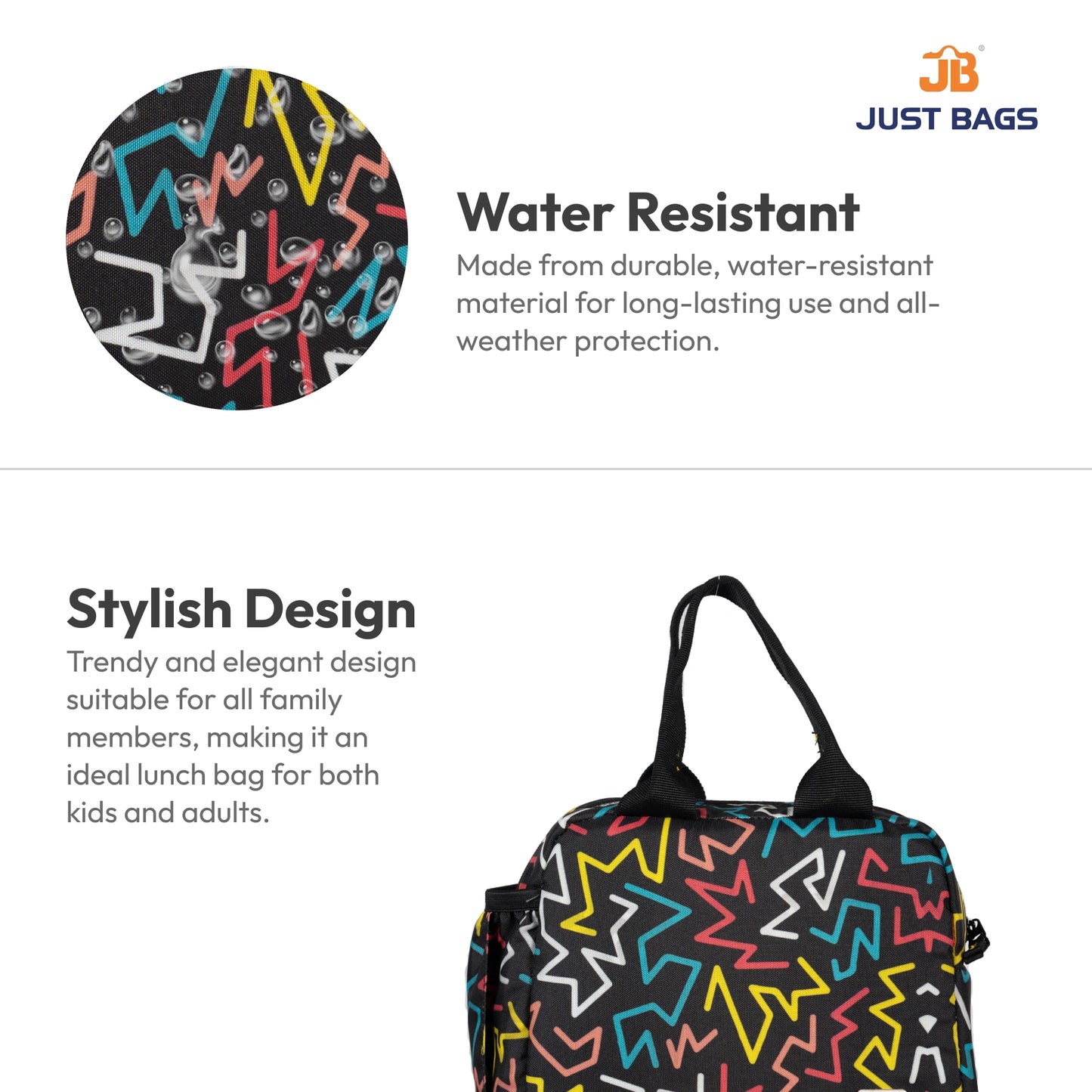 Primary School 25L Backpack & 6L TiffinBag Combo for Kids – 17 Inches-7.5 Inches | Ages 8–10