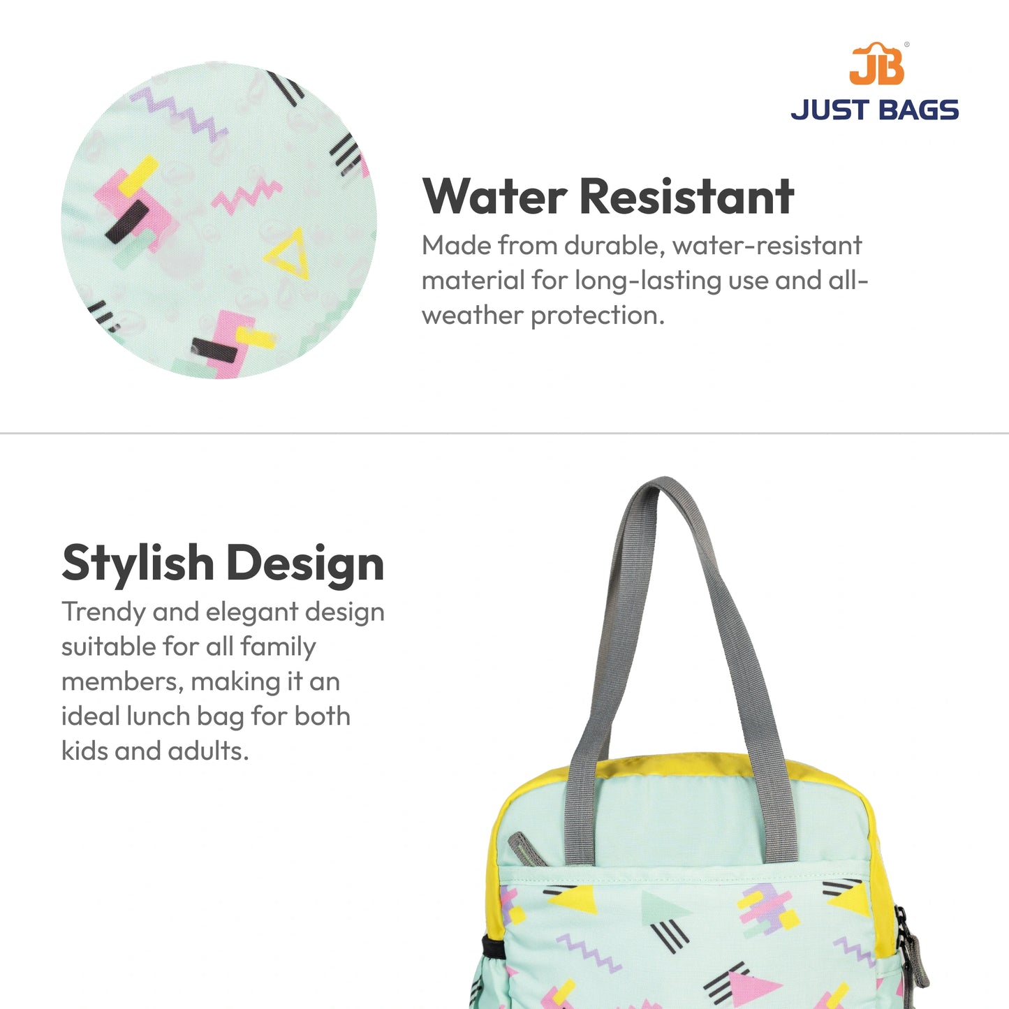 Primary School 25L Backpack & 8L TiffinBag Combo for Kids – 17 Inches & 10.5 Inches | Ages 8–10