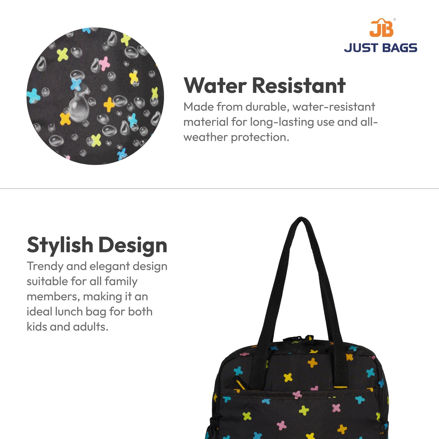 Primary School 25L Backpack & 8L TiffinBag Combo for Kids – 17 Inches & 10.5 Inches | Ages 8–10