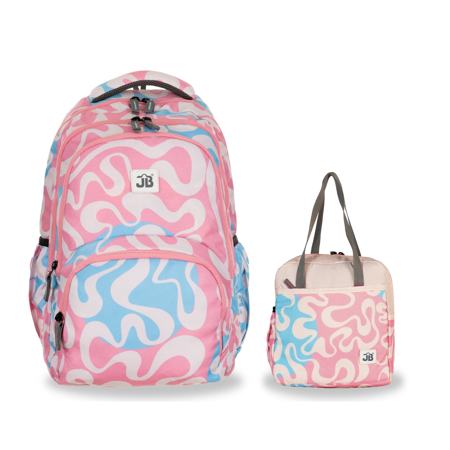 Primary School 25L Backpack & 8L TiffinBag Combo for Kids – 17 Inches & 10.5 Inches | Ages 8–10
