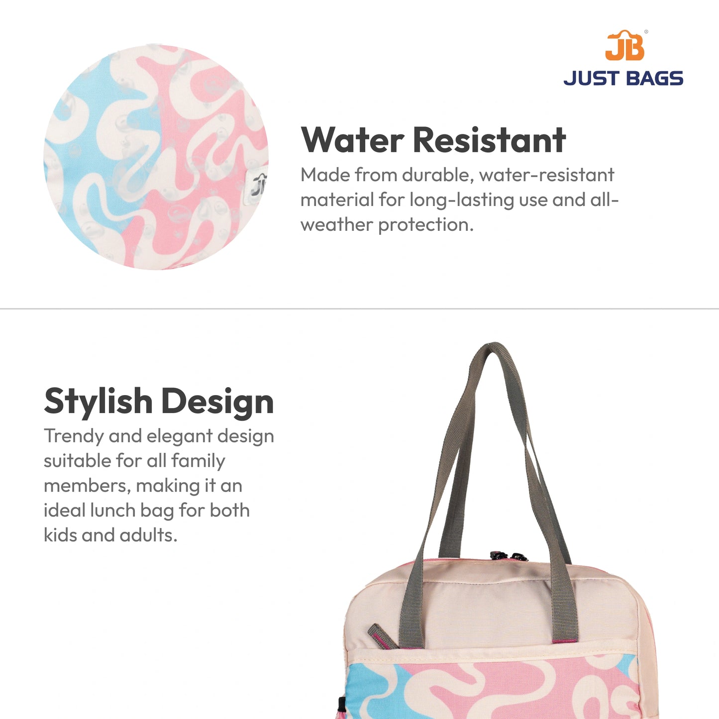 Primary School 25L Backpack & 8L TiffinBag Combo for Kids – 17 Inches & 10.5 Inches | Ages 8–10