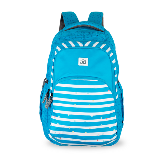 Cyan Stride School/College Backpack - 19 Inch (Light Blue)