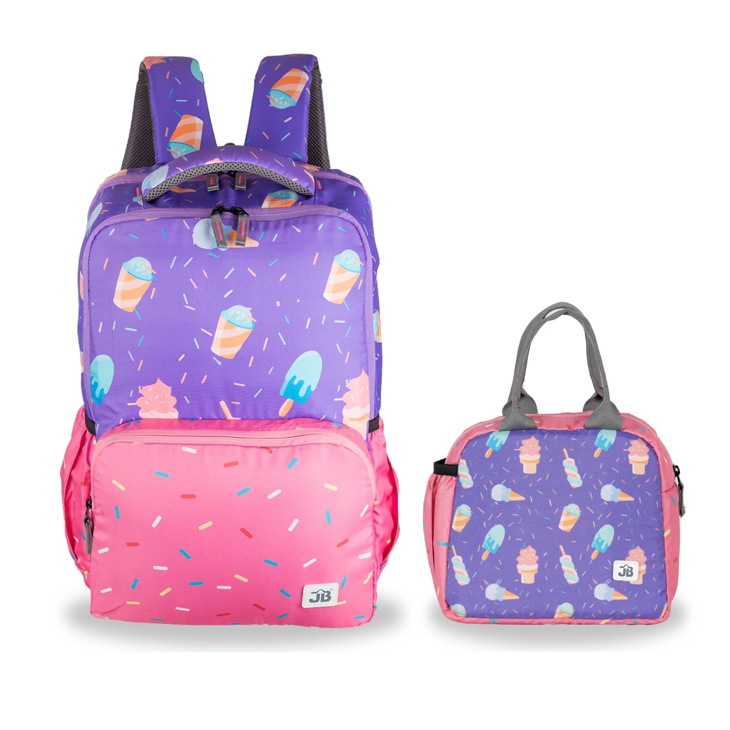 Primary School 24L Backpack & 6L TiffinBag Combo for Kids – 17 Inches & 7.5 Inches | Ages 6–8