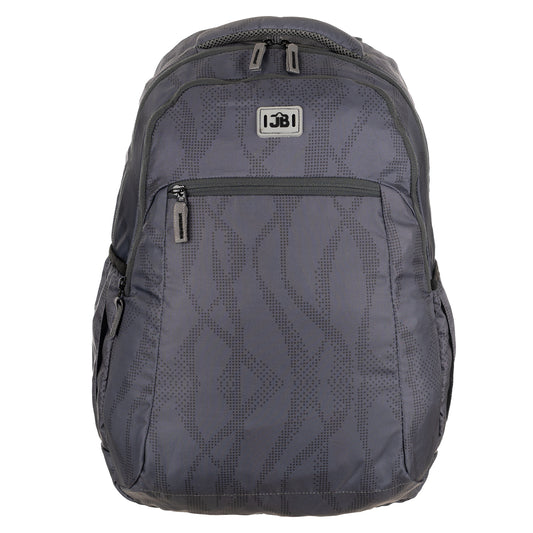 Stormy Swirl School/College Backpack - 19 Inch (Grey)
