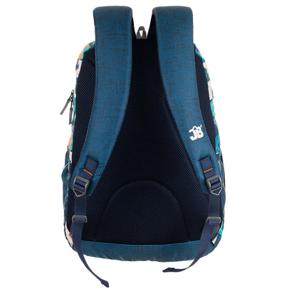 Aqua Elegance School/College Backpack - 19 Inch (Peacock Blue)