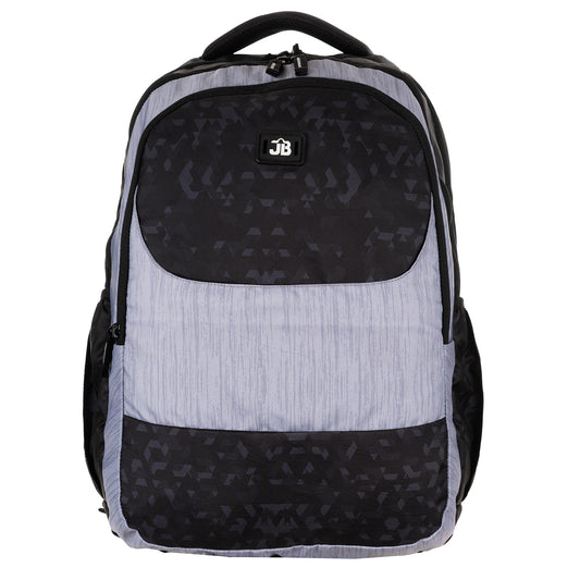 Charcoal Cascade Printed School/College Backpack -19 Inch (Black)