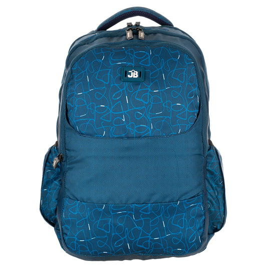Blue Horizon Printed School/College Backpack -19 Inch (New Blue)