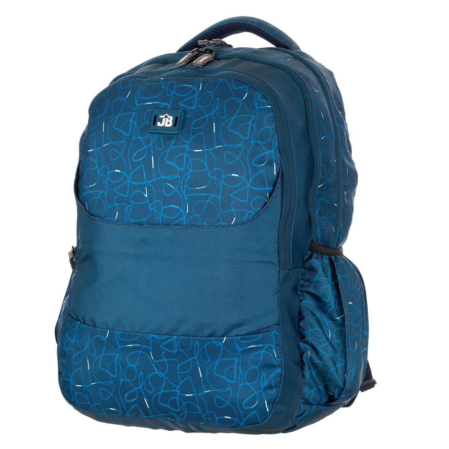 Blue Horizon Printed School/College Backpack -19 Inch (New Blue)