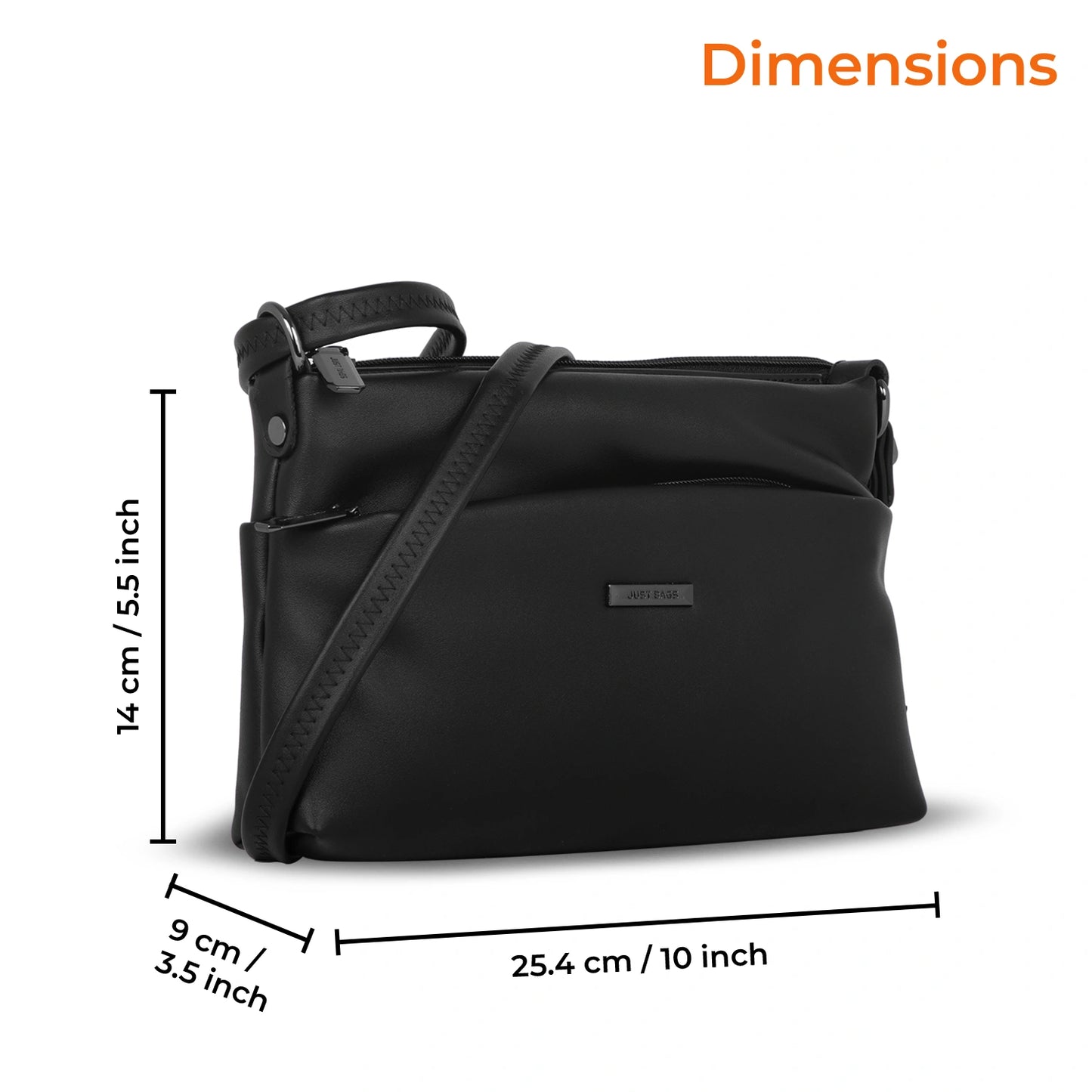 JustBags Sleek Stride Sling Bag